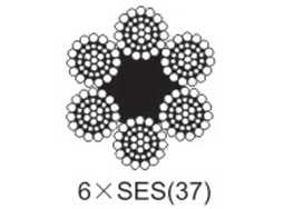 美標6×SES(37) 一般用途鋼絲繩