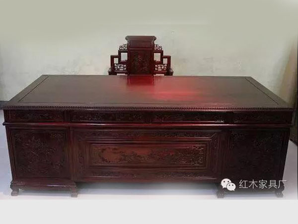  紅木辦公桌