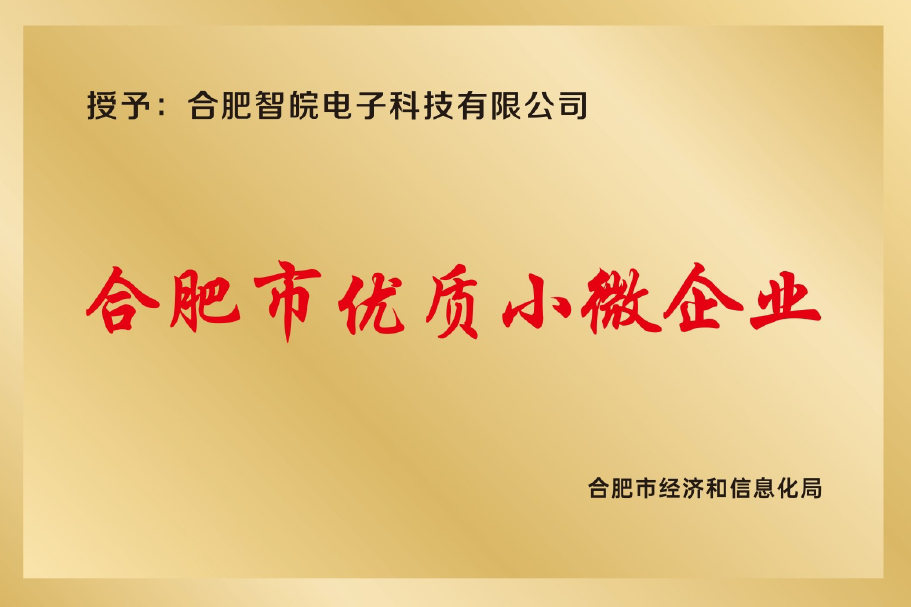 合肥市優(yōu)質(zhì)小微企業(yè)