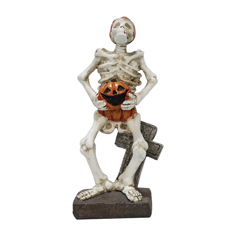 Halloween resin crafts new skeleton ghost resin gifts