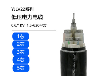 YJLV22低壓電力電纜