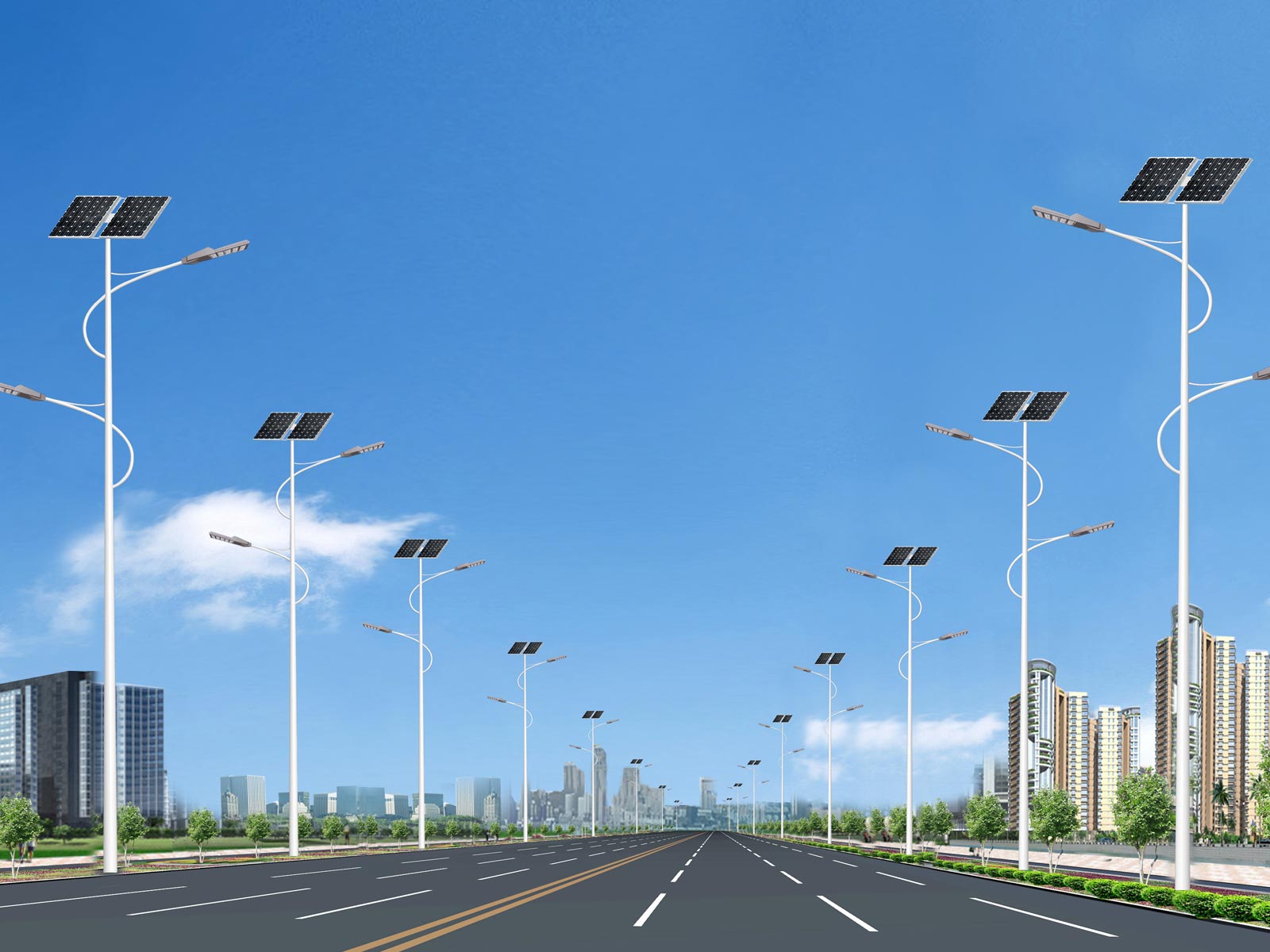 獨立照明的太陽能路燈特性是什么