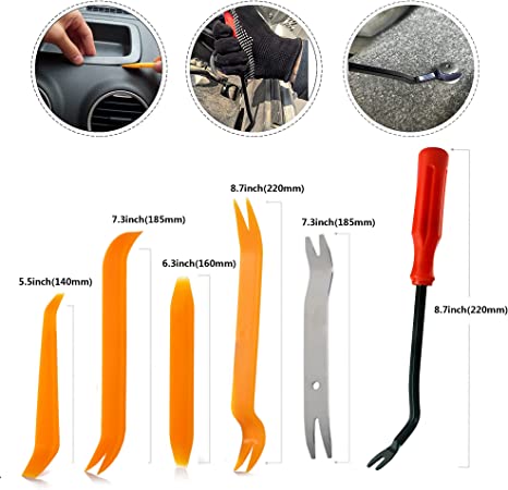 4pcs Portable Auto Panel Door Clip Panel Trim Removal Pry Kit Repair Tool High-quality Yilushun