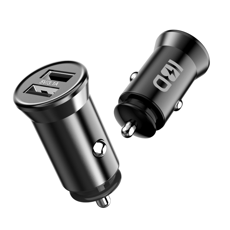 IBD342-3.1A 15W Dual Ports Smart Car Charger For Mobile Phone.