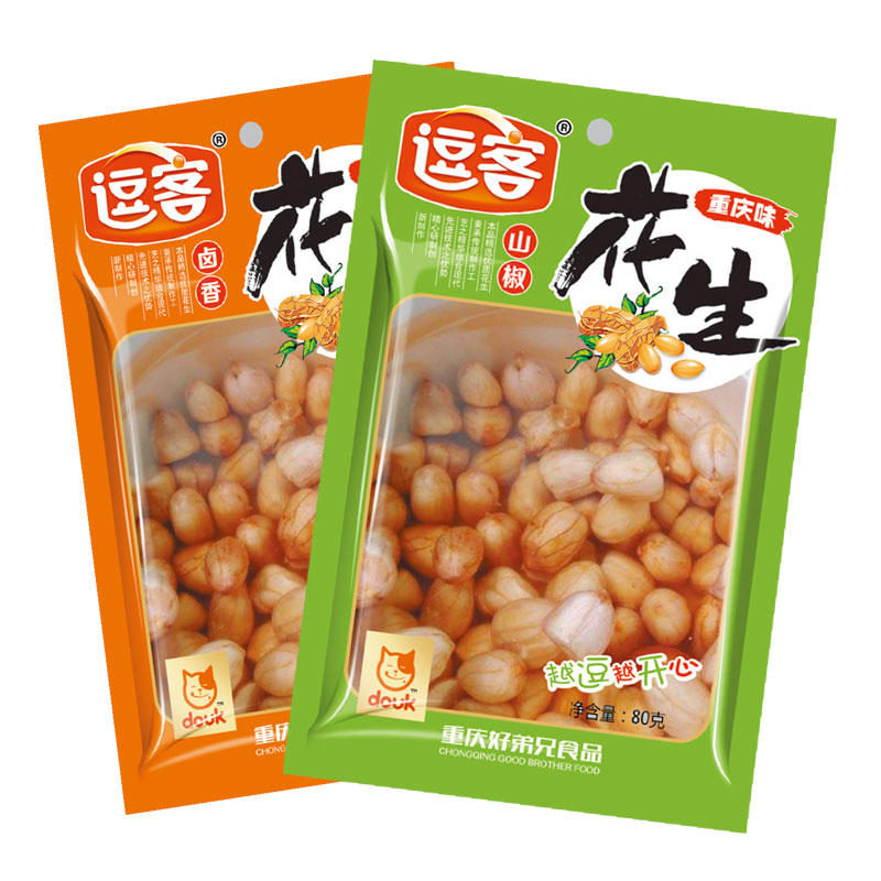 80克袋裝花生 山椒/鹵香