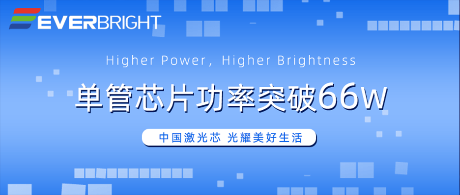 長光華芯高功率鐳射晶片突破66W