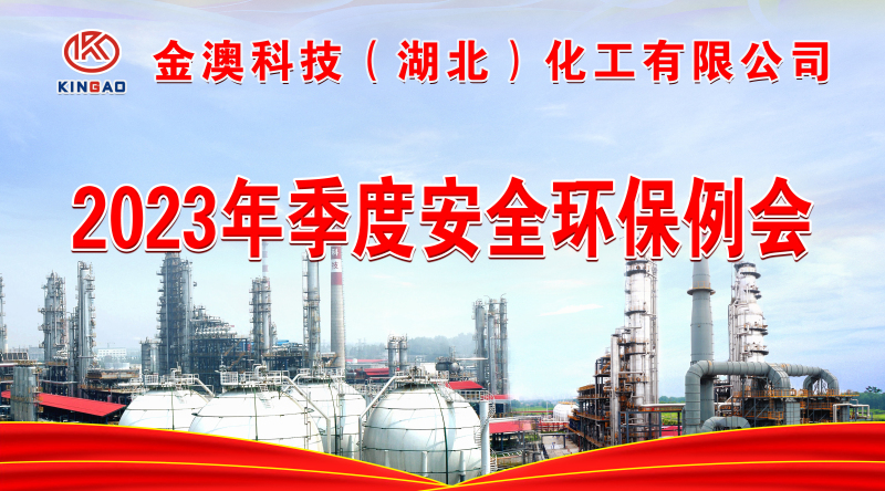 金沙9001cc召开2023年季度安全环保例会
