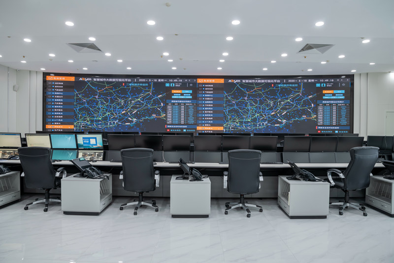安徽合肥交管中心P1.25 LED室內顯示屏 