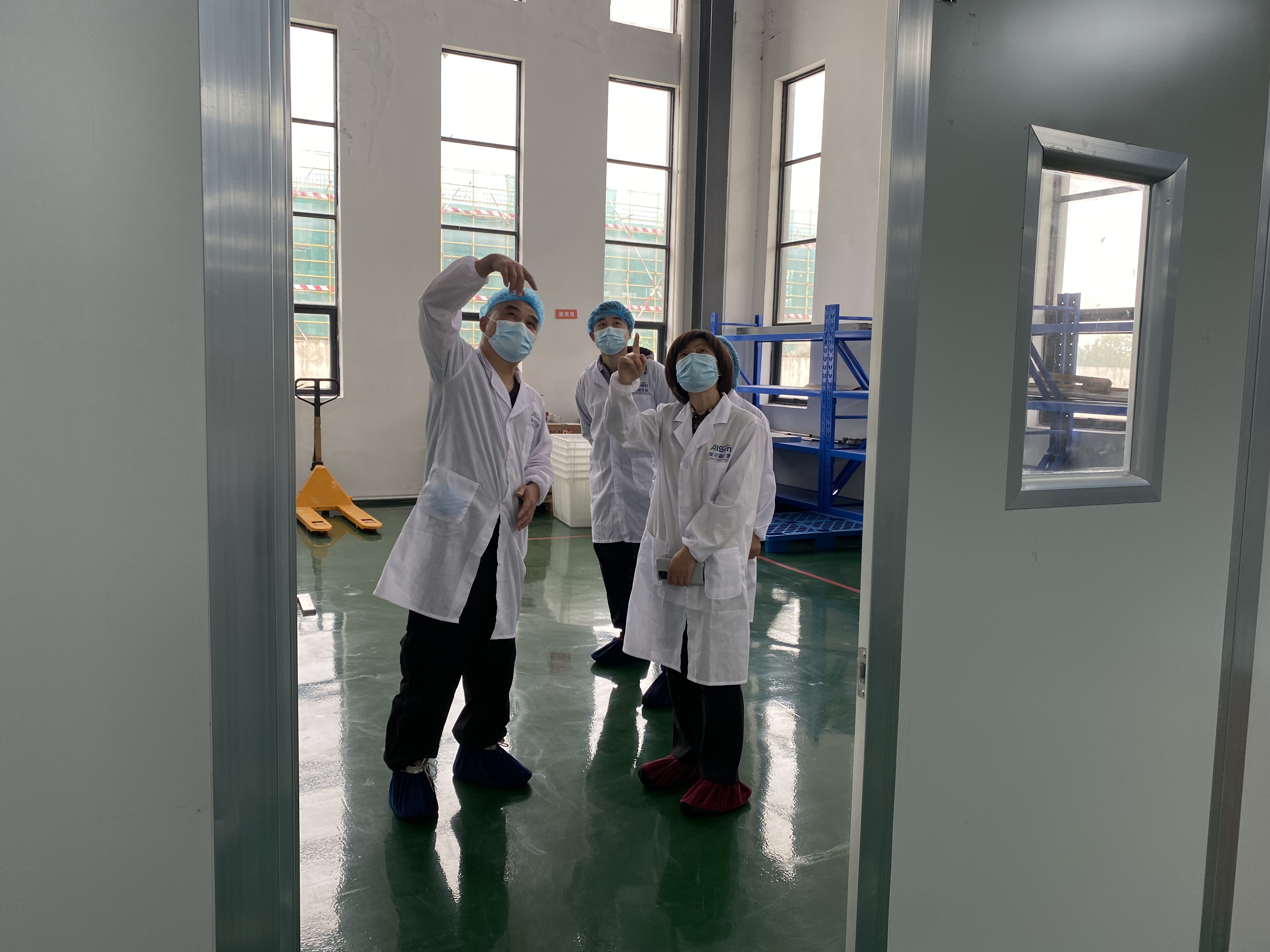埃爾森生物 | 攜手共進，砥礪前行！區人大代表參觀指導試生產