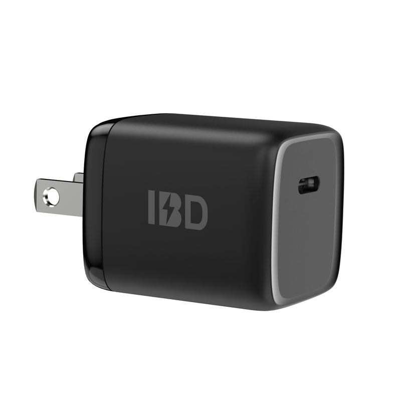 IBD143D1-1C33W Single Port US Plug PD33W Fast Charing Wall Charger For Mobile Phone.
