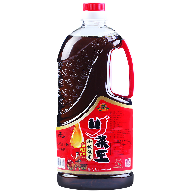 川菜王小榨濃香菜籽油 900ml