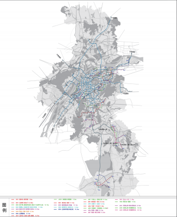 南京市有軌電車線網規劃(2016~2030)