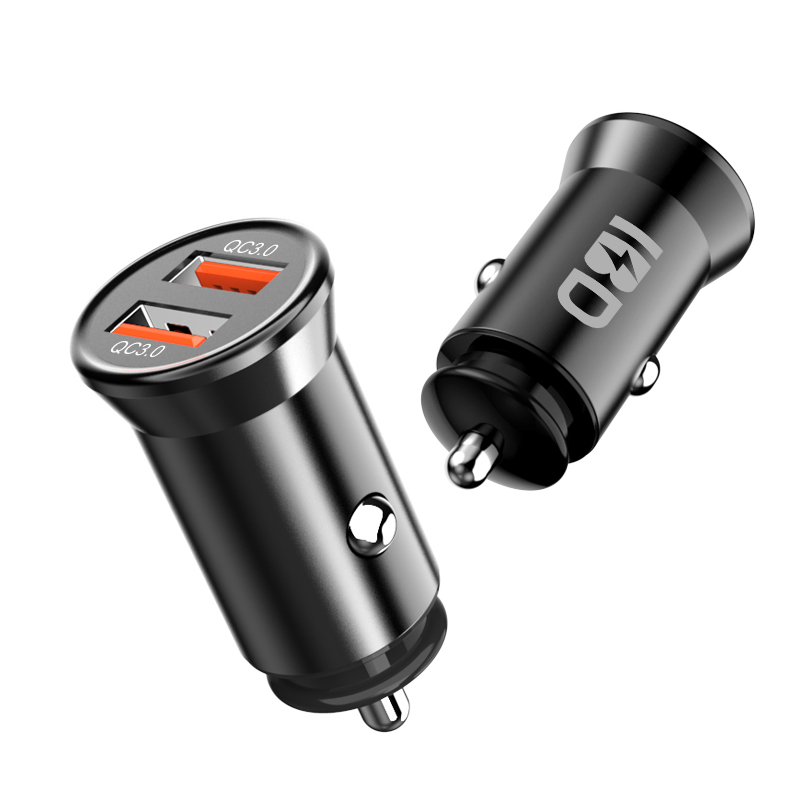 IBD342-Q3 36W QC3.0 Dual Ports Car Charger For Mobile Phone.