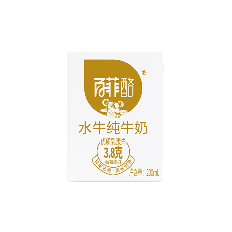 百菲酪3.8g水牛純牛奶