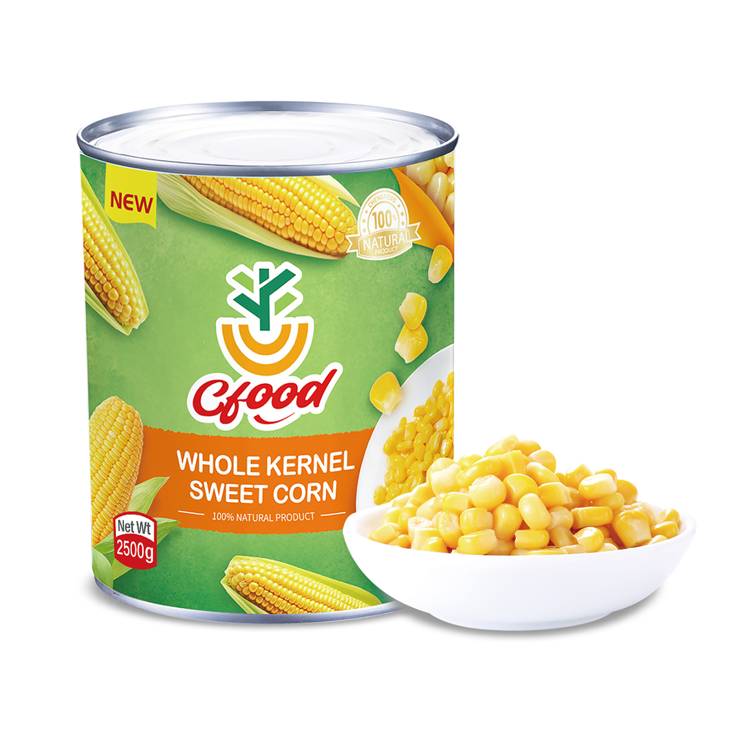 WHOLE KERNEL SWEET CORN	2500g/1500g