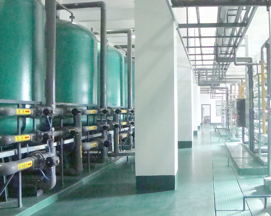 青海電子一期1000噸銅箔項目純水制備、廢水處理