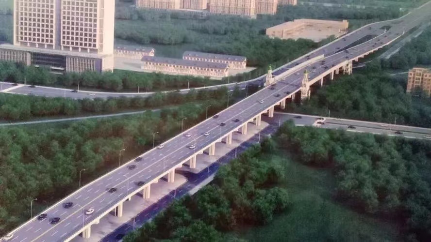 双鸭山市建设路跨线立交桥项目