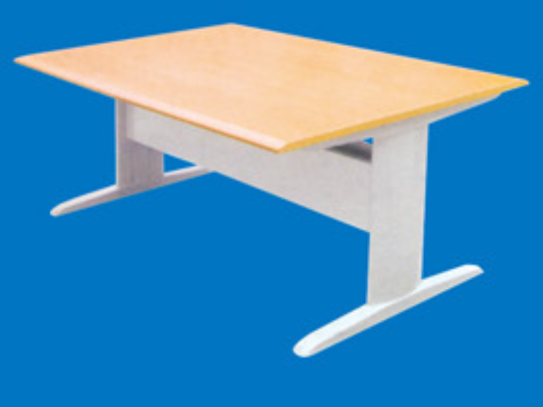 鋼木閱覽桌