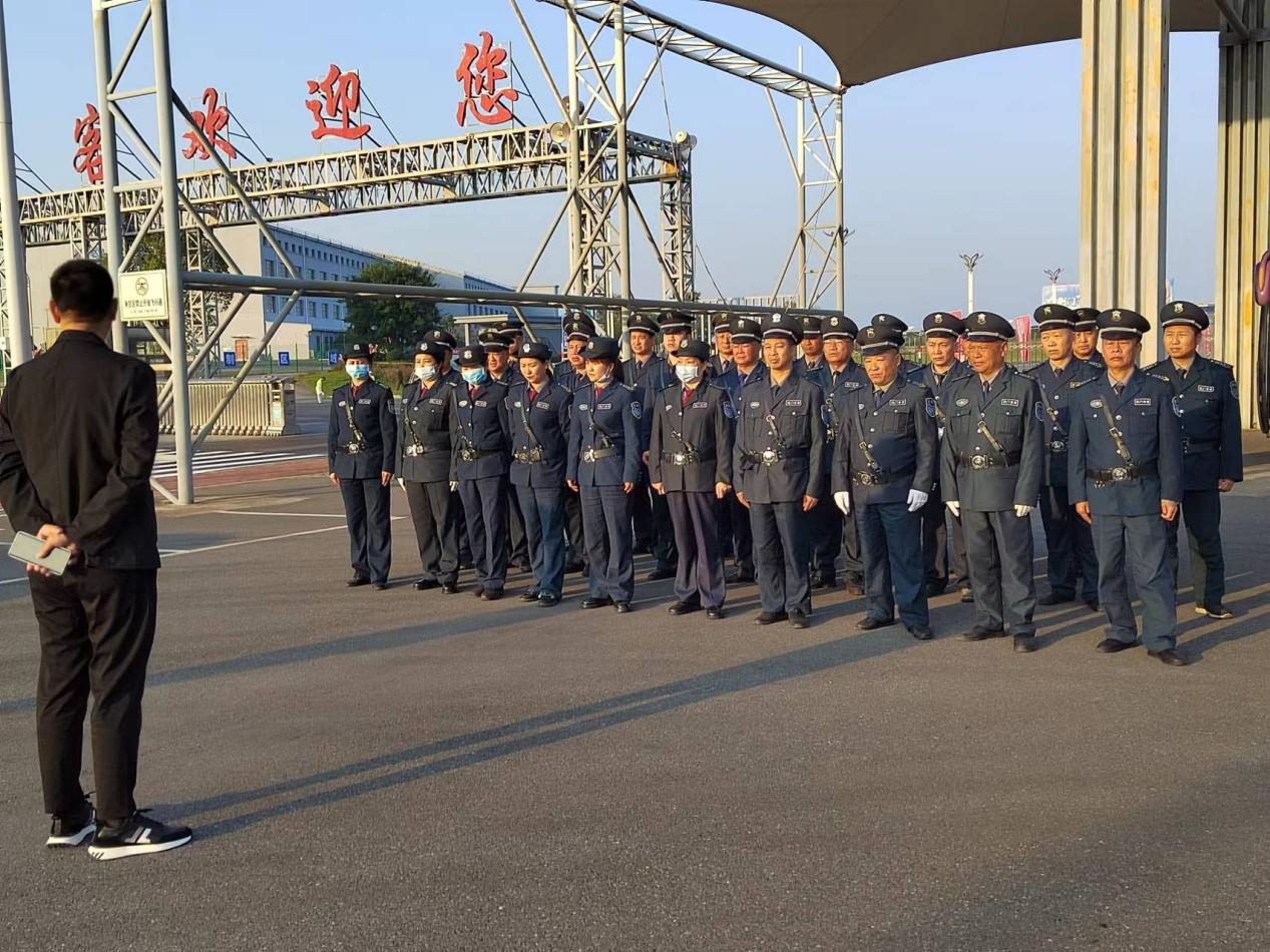 安保守護分公司圓滿完成2023中國公路自行車公開賽（湖北·荊門站）暨2023環漳河自行車賽安保任務