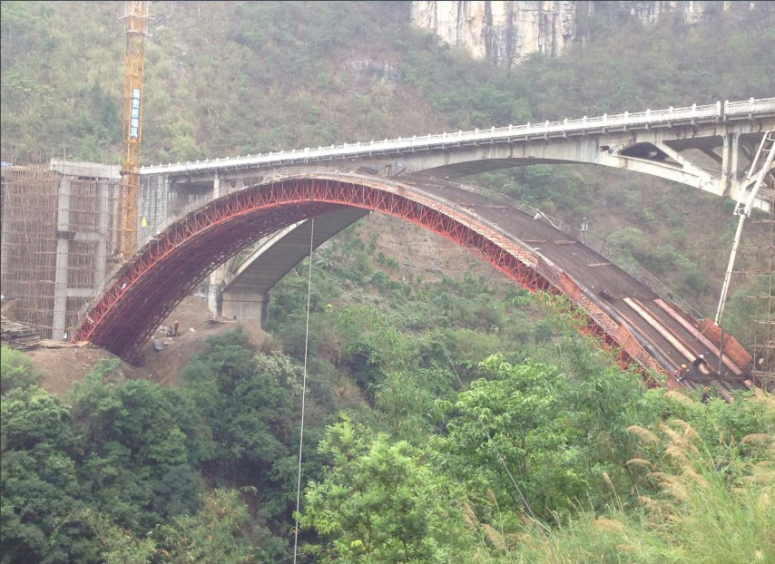 貴州省福泉馬頭堡大橋（跨徑125米）