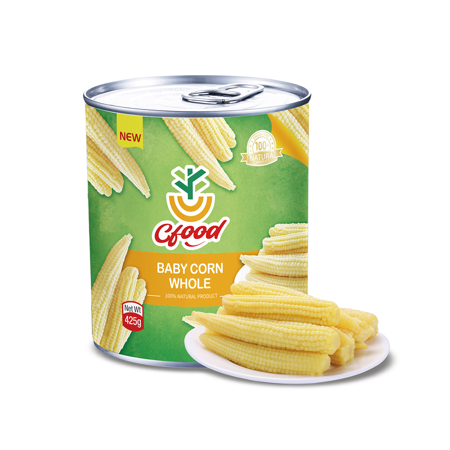 BABY CORN WHOLE	425/200g