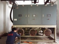 重慶某廠房九鼎冷凍機組水處理通泡案例