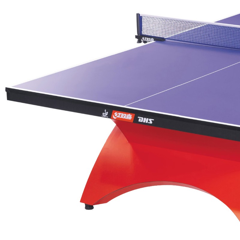 红双喜DHS 大彩虹 乒乓球台 赛事比赛 乒乓球桌 赠网架 乒乓拍 乒乓球