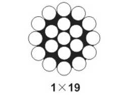 1×19 不銹鋼鋼絲繩