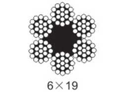 美標6×19 一般用途鋼絲繩