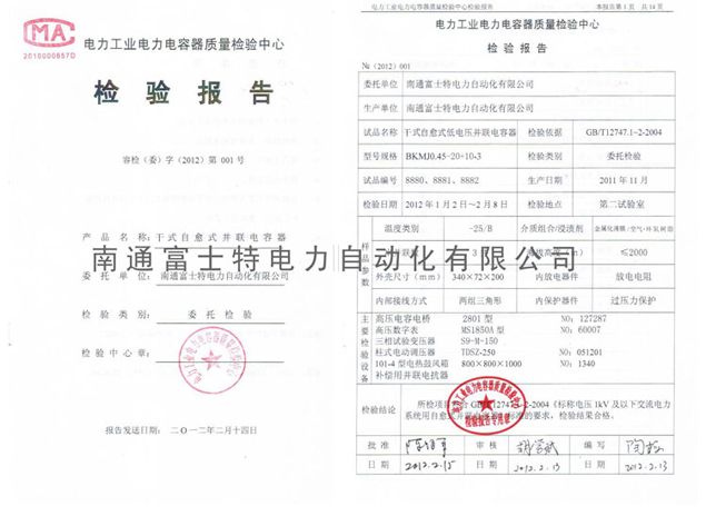 檢驗報告