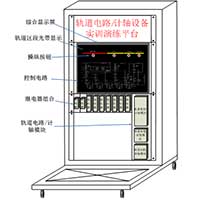 軌道電路或計軸設備實訓演練平臺