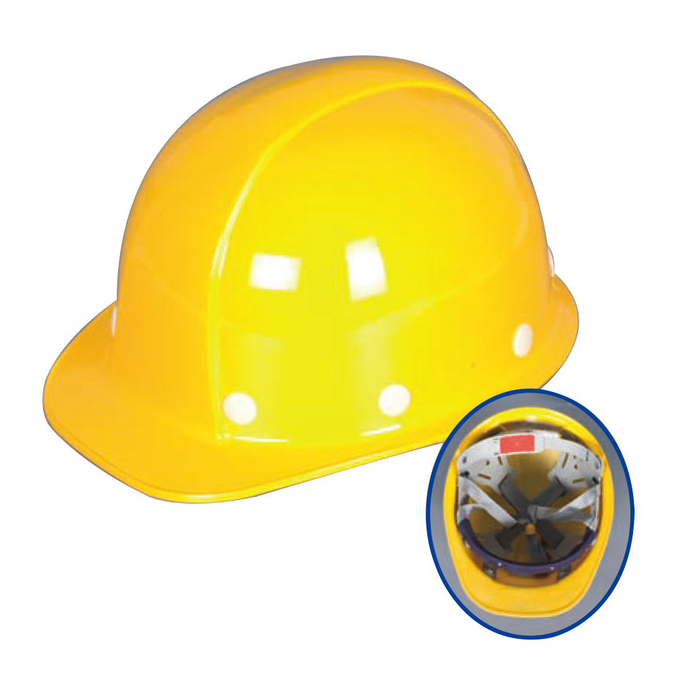 玻璃鋼一字筋安全帽 BG-6015