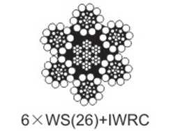 美標6×WS(26)+IWRC 一般用途鋼絲繩
