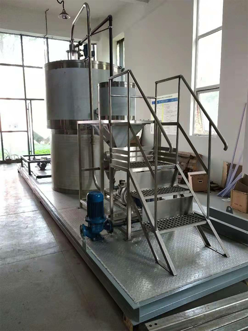 撬裝正壓風送雙罐式 絮凝劑制備投加單元