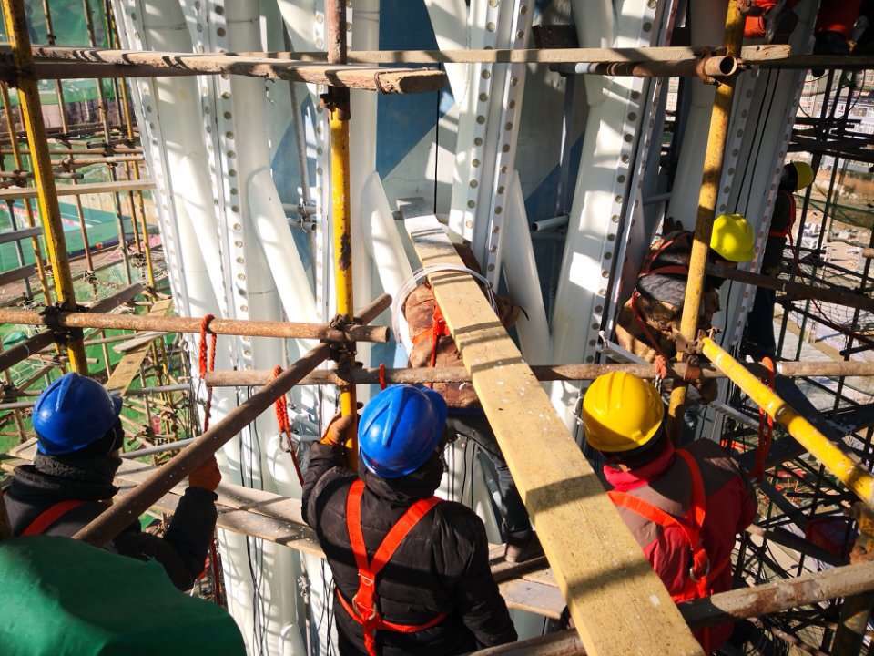 張家口奧林匹克公園項目施工中