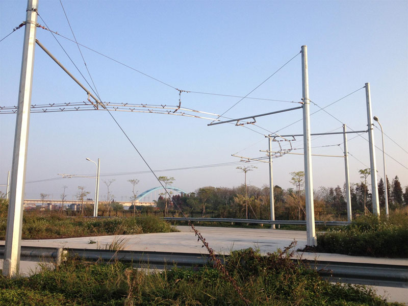 Overhead contact lines for Trolleybus or Electric Bus