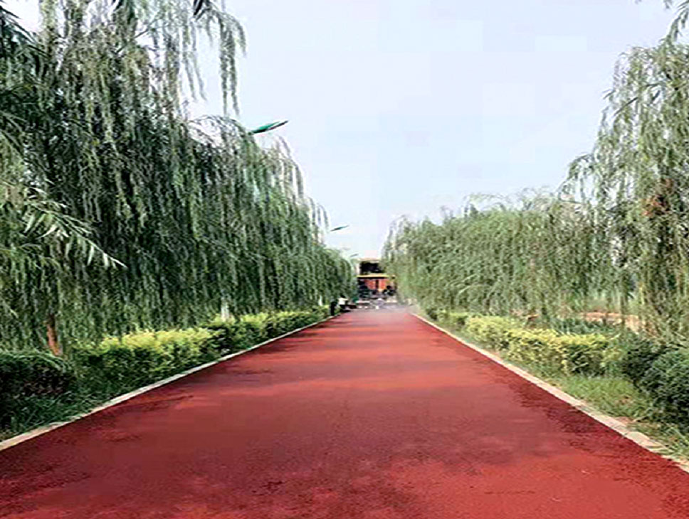 路彩 彩色瀝青道路材料 路彩 彩色瀝青道路材料