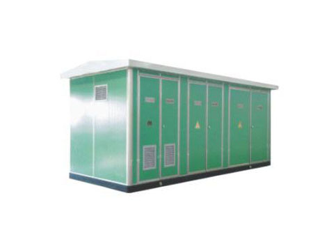 Prefabricated substation with aluminum composite panel and color steel plate shell