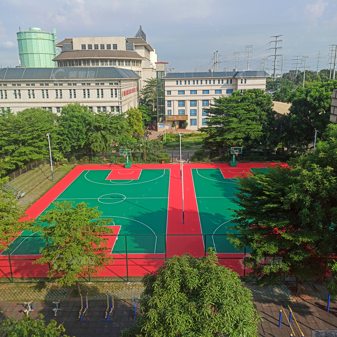 广西北港新材料公司篮球场