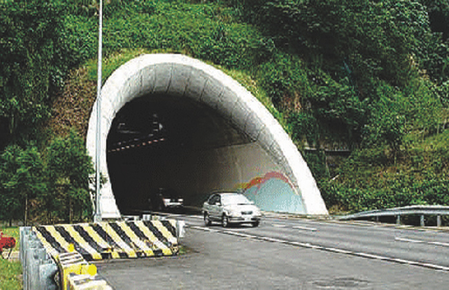 China, Mountain Tunnel Road Lighting