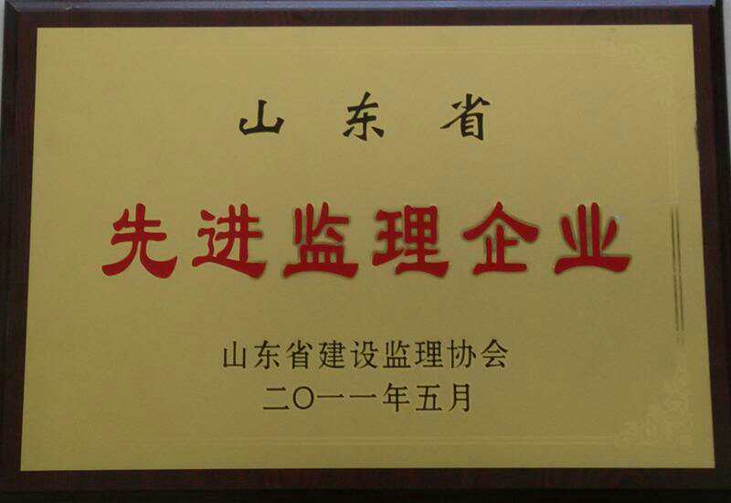 山东省先进监理企业