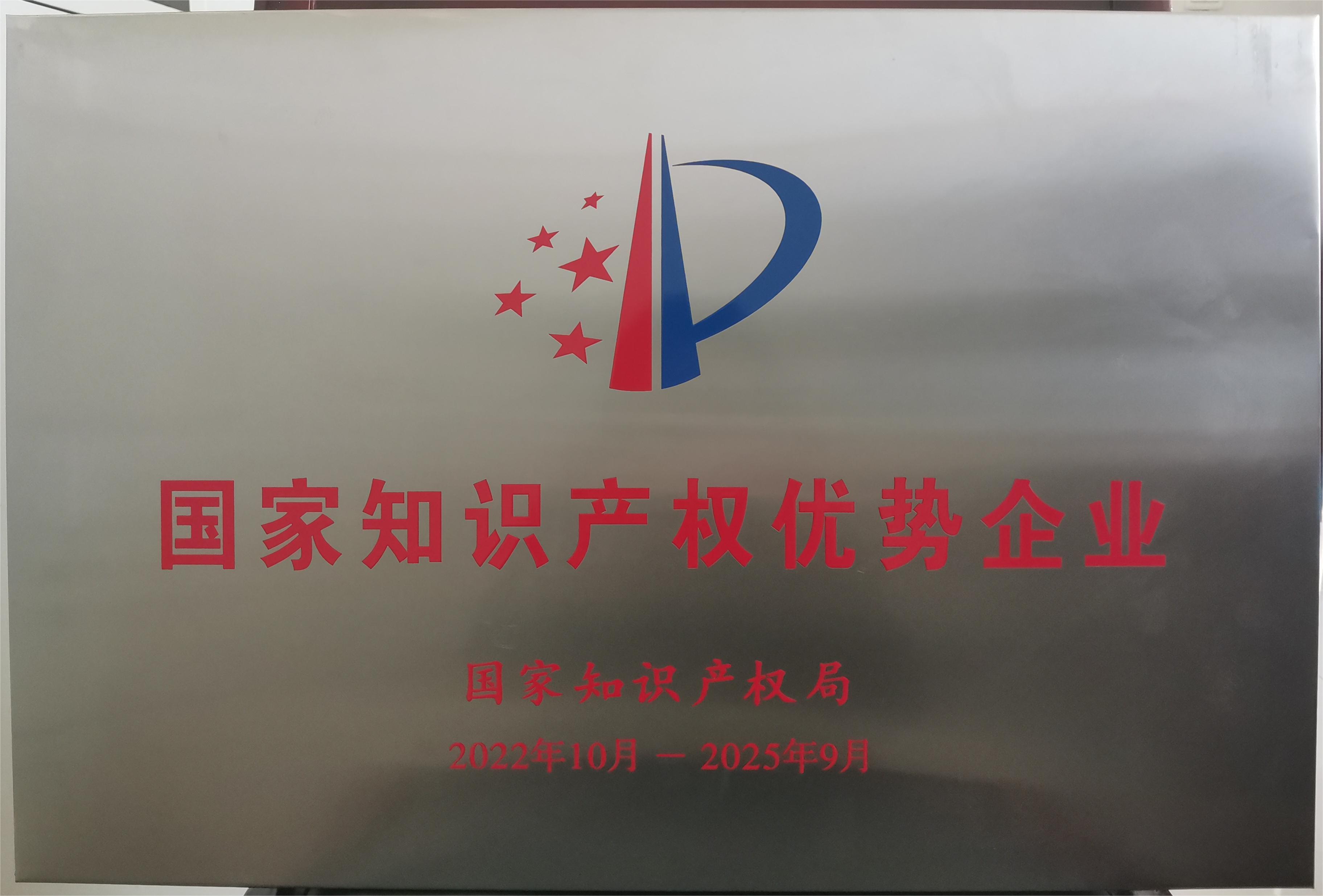 国家知识产权优势企业