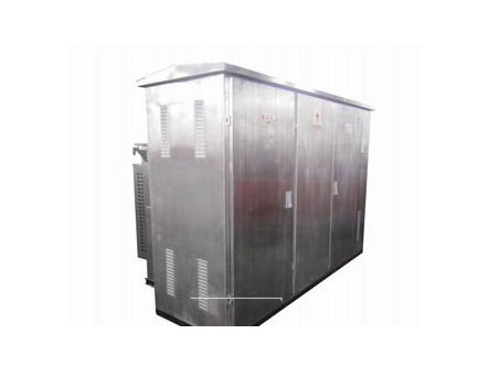 Prefabricated substation with stainless steel shell