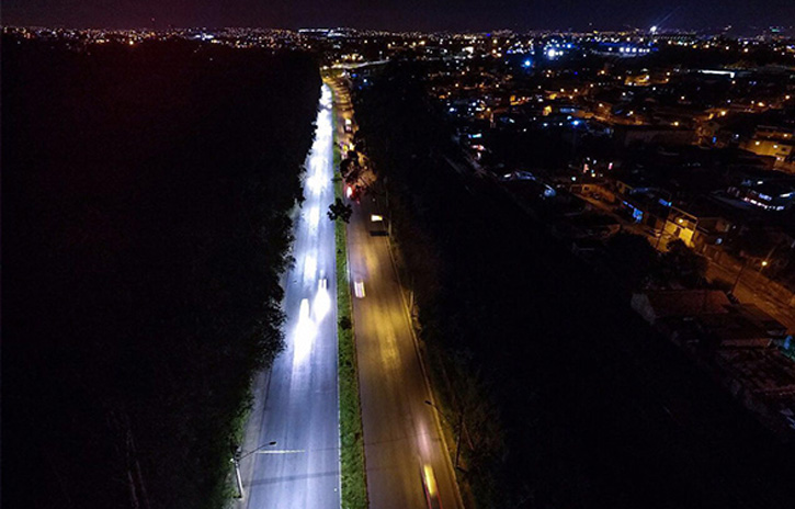Brasil, City Roadway Lighting, 1410pcs High Power LED Street Lights