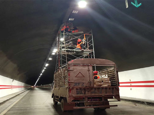 Roadway Tunnel Lighting - 750 sets tunnel lights - Datianpo Tunnel 2934 meters